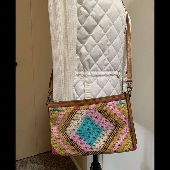Fossil Handbags - Awesome Fossil Leather Crossbody Bag